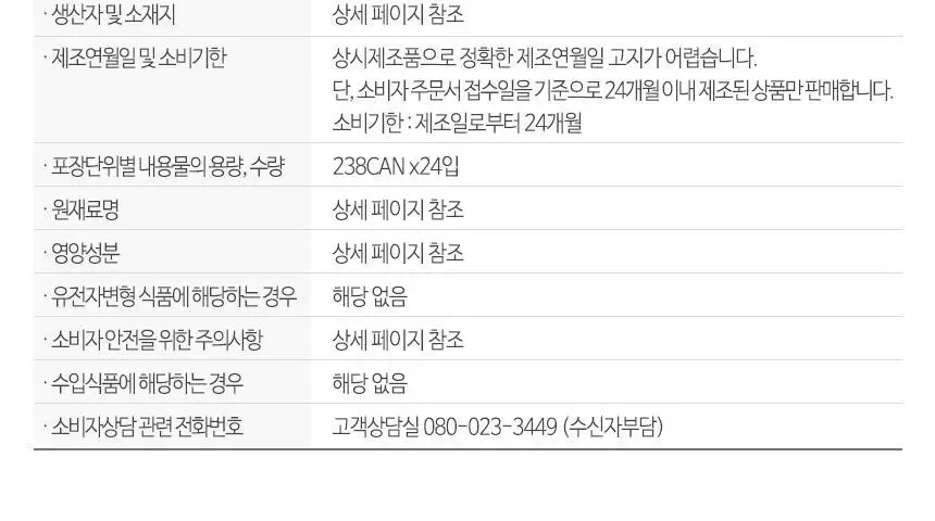 [본사직영] 코코팜 포도 238ml*24캔 상세페이지 6
